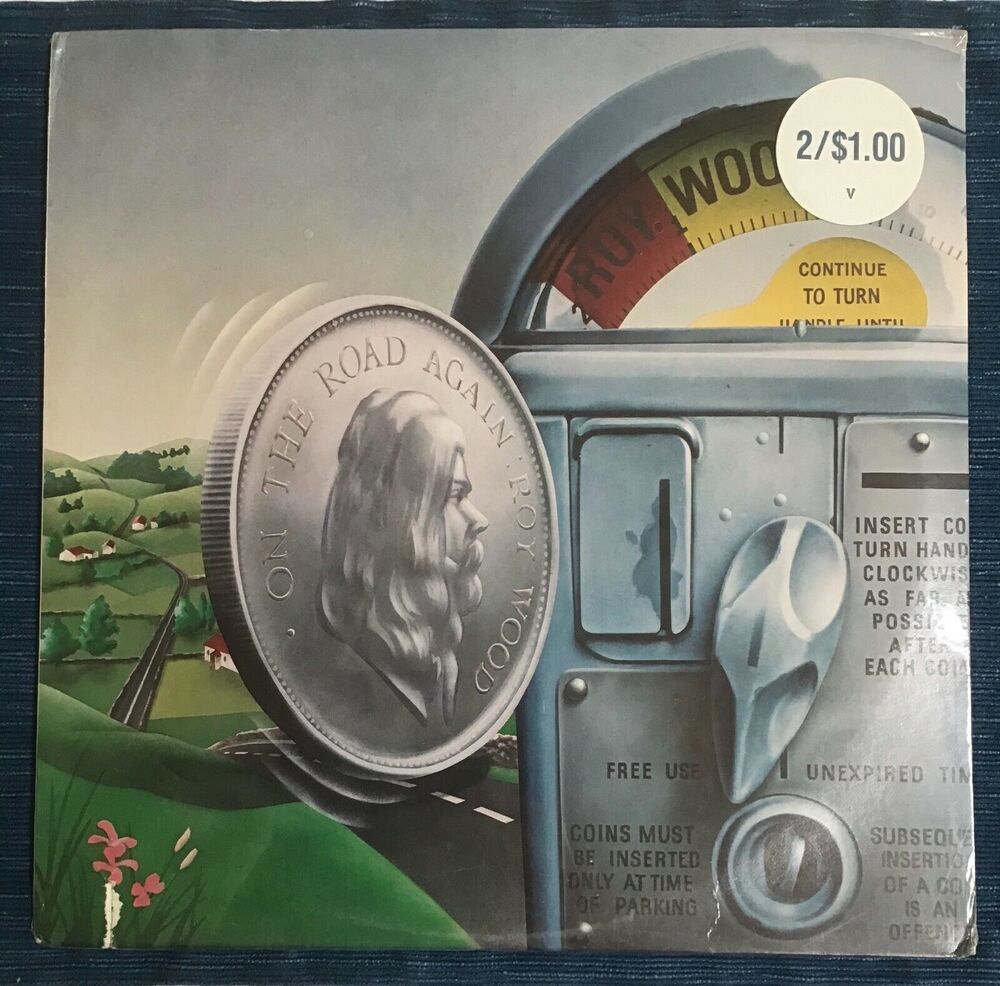 VTG SEALED Roy Wood On The Road Again 1979 Vinyl Record Country Rock LP